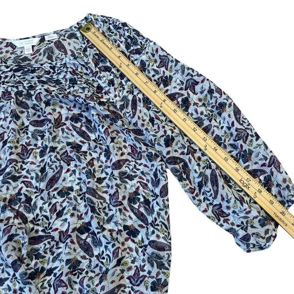 LC Lauren Conrad Breezy Multicolor Floral Blouse XXL - Picture 3 of 6